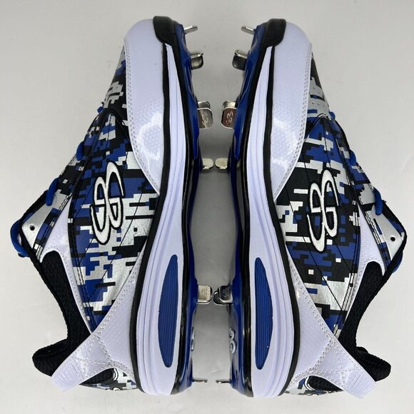 Boombah Mens BM15051-8 Blue Camo Viceroy Metal Highlighter Size 11.5 Cleats main image 4